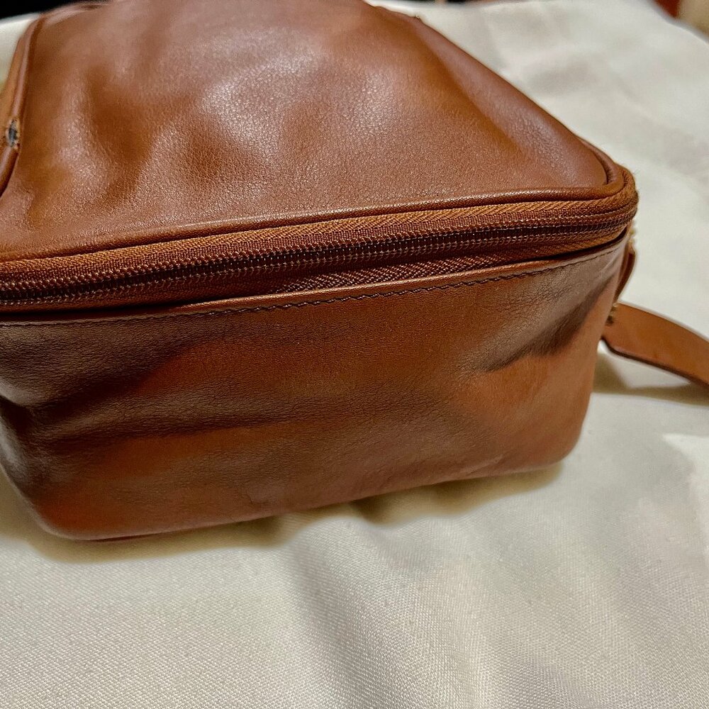 1990 Vintage Coach Leather Dop kit or Cosmetic Traveler -GUC - Picture 4 of 9